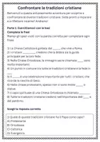 anteprima - Schede informative - Confrontare le tradizioni cristiane - Pagina 1