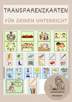 Vorschau - Bildkarten - Transparenzkarten für Klasse 1 - Sozialformen I Material I Stundenablauf - Deckblatt