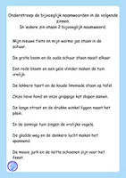Voorbeeld - Bijvoeglijk naamwoord (groep 5-7) - Pagina 3