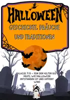 Vorschau - Stundenentwürfe - Halloween - Geschichte, Bräuche und Traditionen - Deckblatt