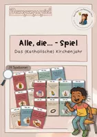 Vorschau - Spiele - Bewegungsspiel zu Festen und Bräuchen im Kirchenjahr – Alle, die …/ Steh auf, wenn ... - Deckblatt