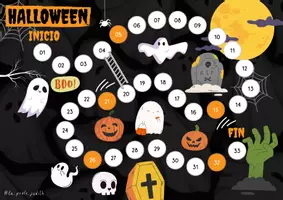 Vista previa - Juegos / Gamificación - CAST juego de mesa: la fiesta de halloween - Portada