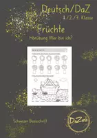 Vorschau - Unterrichtsreihen - Hörübung Früchterätsel: Wer bin ich? - Deckblatt