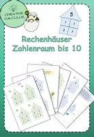 Vorschau - Arbeitsblätter - Rechenhaus Zahlenraum bis 10 leichtgemacht - Deckblatt