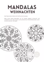 Vorschau - Mal- und Bastelvorlagen - Mandalas Weihnachten, Ausmalvorlagen - Deckblatt