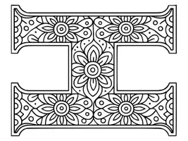 Vorschau - Arbeitsblätter - MANDALA "HALLOWEEN-SCHRIFTZUG" zum Beispiel für eine Girlande / als Fensterbild (Halloween, Herbst) - Seite 2