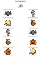 Vorschau - Arbeitsblätter - Arbeitsheft zu Halloween einfache Zuordnungsaufgaben. Sonderpädagogische Förderung - Seite 2