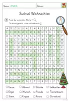 Vorschau - Arbeitsblätter - Suchsel Weihnachten - Seite 2