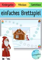Vorschau - Spiele - einfaches Brettspiel: Nikolaus / Samichlaus - Deckblatt