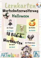 Vorschau - Stundenentwürfe - Wortschatzerweiterung - Vokabelkarten - Materialpaket - Deckblatt
