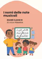 anteprima - Compiti in classe/Test - I nomi delle note musicali esame - Pagina di copertina