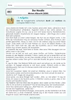 Vorschau - Arbeitsblätter - Kurzgeschichte „Der Hoodie" - Übungsmaterial - Seite 1