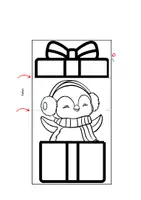 Vorschau - Mal- und Bastelvorlagen - Weihnachten basteln - Faltkarte Weihnachten - Folding surprise - Seite 3