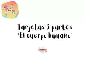 Vista previa - Refuerzo / NEE / Materiales de apoyo - Tarjetas 3 partes "El cuerpo" pictogramas - página 1