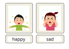 Vorschau - Arbeitsblätter - Englisch Grundschule: Feelings Wortschatz Arbeitsblätter und Bildkarten Klasse 2 - Seite 2