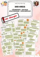 Vorschau - Arbeitsblätter - der Kreis - sprachsensibel - sprachbewusst - DAF DAZ DFU - Deckblatt