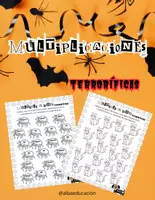 Vista previa - Hojas de trabajo - multiplicaciones terroríficas - Portada