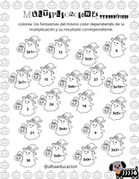 Vista previa - Hojas de trabajo - multiplicaciones terroríficas - página 3