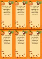 Vorschau - Bildkarten - Feriengruß herbstlich - Seite 1