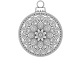 Vorschau - Arbeitsblätter - MANDALAS "WEIHNACHTSBAUMKUGELN" zum Ausmalen - 3 Motive in 3 Größen (Weihnachten, Christbaumkugel) - Seite 2