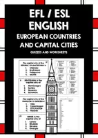 Vista previa - Unidades / Secuencias / Situaciones de Aprendizaje - ENGLISH EUROPE COUNTRIES & CAPITALS QUIZZES & WORKSHEETS - Portada