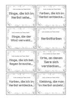 Vorschau - Arbeitsblätter - Listen schreiben zum Thema: Herbst - Seite 3