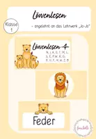 Vorschau - Fördermaterial/Inklusion - Blitzlesen 4 / angelehnt an das Lehrwerk "Jo-Jo" - Deckblatt
