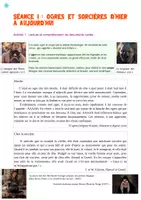 Aperçu - Préparation de séance / Séance complète - séance 1 Ogres et sorcières d'hier à aujourd'hui - Page 1