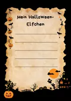 Vorschau - Stundenentwürfe - Elfchen zu Halloween - komplette Stunde - Deckblatt