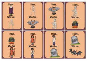 Vorschau - Spiele - Halloween Lesepiel - I have, who has? - Seite 2