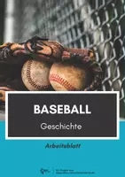 Vorschau - Arbeitsblätter - Baseball ⎮ Geschichte - Sachtext mit Aufgaben - Deckblatt