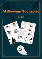 Vorschau - Arbeitsblätter - Halloween Suchspiel - Deckblatt