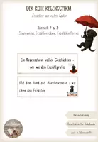 Vorschau - Stundenentwürfe - Der rote Regenschirm - Einheiten 7 & 8: Erzählkonferenz - mit Schulhundbezug - Deckblatt