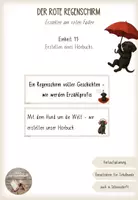 Vorschau - Stundenentwürfe - differenzierte Unterrichtsreihe: Der rote Regenschirm - Erzählen am roten Faden - mit Schulhundbezug - Seite 1