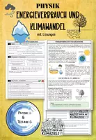 Vorschau - Arbeitsblätter - PHYSIK - Energieverbrauch und Klimawandel - Deckblatt