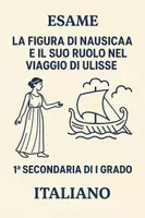 anteprima - Compiti in classe/Test - Nausicaa e l'Odissea: Analisi e Comprensione dell'Ospitalità - Pagina di copertina
