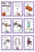 Vorschau - Arbeitsblätter - I have - Who has? Lesespiel zum Themenwortschatz Halloween - Seite 3