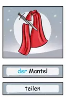 Vorschau - Arbeitsblätter - Bildkarten "Sankt Martin" plus Aufgaben zum Wortschatz - DaZ / DaF / Deutsch #sonnemondundsparen - Seite 3