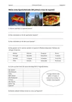 Vorschau - Arbeitsblätter - Meine erste Spanischstunde – Arbeitsblätter - Seite 1