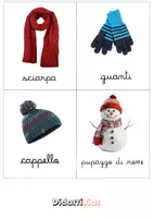 anteprima - Flashcard - Nomenclature Montessoriane - tema inverno/Natale - Pagina 2