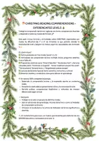 Vista previa - Tarjetas / Manipulativos - CHRISTMAS reading comprehensions (differenciated levels) - página 1