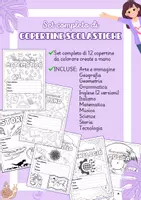 anteprima - Opere didattiche / Libri di testo - Le mie COPERTINE SCOLASTICHE - Pagina di copertina