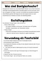 Vorschau - Mal- und Bastelvorlagen - Buntglas-Fensterbilder - Im Herbst - Seite 2