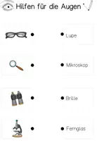 Vorschau - Arbeitsblätter - 2 Arbeitsblätter Hilfen Augen - Seite 1