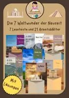 Vorschau - Arbeitsblätter - Die 7 Weltwunder der Neuzeit - 7 Arbeitshefte (Ready to work) - Deckblatt