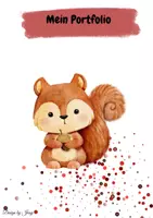 Vorschau - Arbeitsblätter - Eichhörnchen - Deckblatt