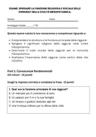 anteprima - Compiti in classe/Test - Spiegare la funzione religiosa e sociale delle ziggurat nella civiltà mesopotamica - Pagina 1