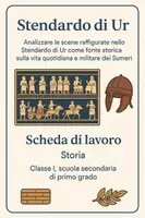 anteprima - Schede informative - Analizzare le scene raffigurate nello Stendardo di Ur come fonte storica sulla vita quotidiana e militare dei Sumeri. - Pagina di copertina