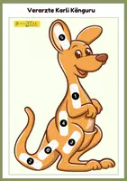 Vorschau - Spiele - Verarzte Karli Känguru - ein Spiel zur Übungen von Zahlen, Farben, Formen,... - Seite 1
