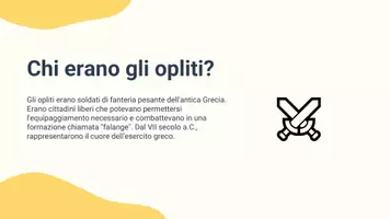 anteprima - Presentazioni / Lavagne - Descrivere l’armamento e il ruolo degli opliti nella falange Greca - Pagina 2